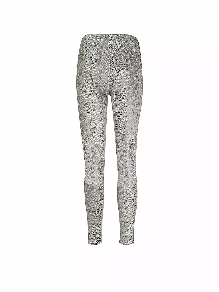 YPS | Leder-Leggings "Nori" | grau