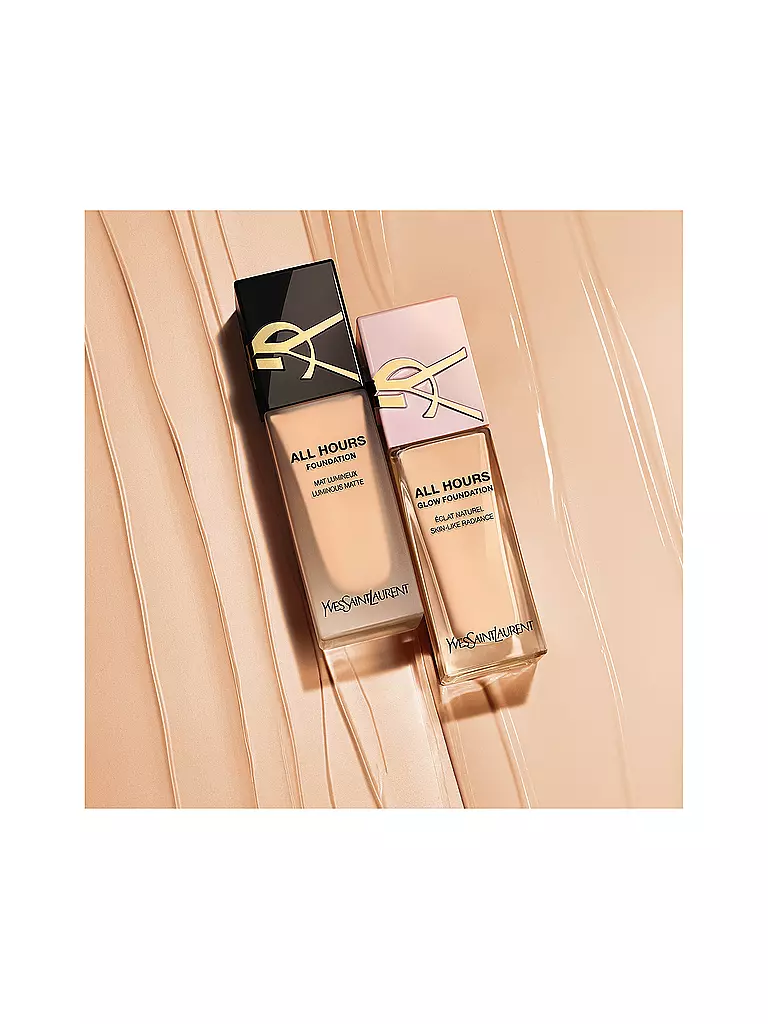 YVES SAINT LAURENT | All Hours Glow Foundation MN10 | hellbraun