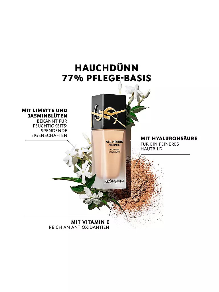 YVES SAINT LAURENT | Encre de Peau - All Hours  Foundation ( DW2 )  | braun