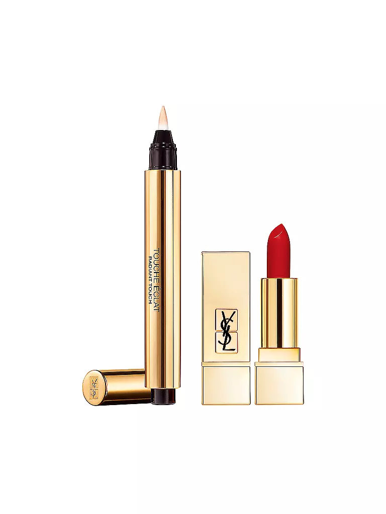 YVES SAINT LAURENT | Geschenkset - Touche Eclat 02 + Mini Rouge Pur Couture 01 Set | keine Farbe