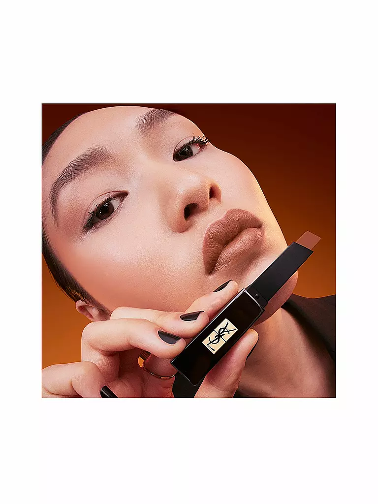 YVES SAINT LAURENT | Lippenstift -  Rouge Pur Couture The Slim  Velvet Radical (320 Scorching Brown) | dunkelrot