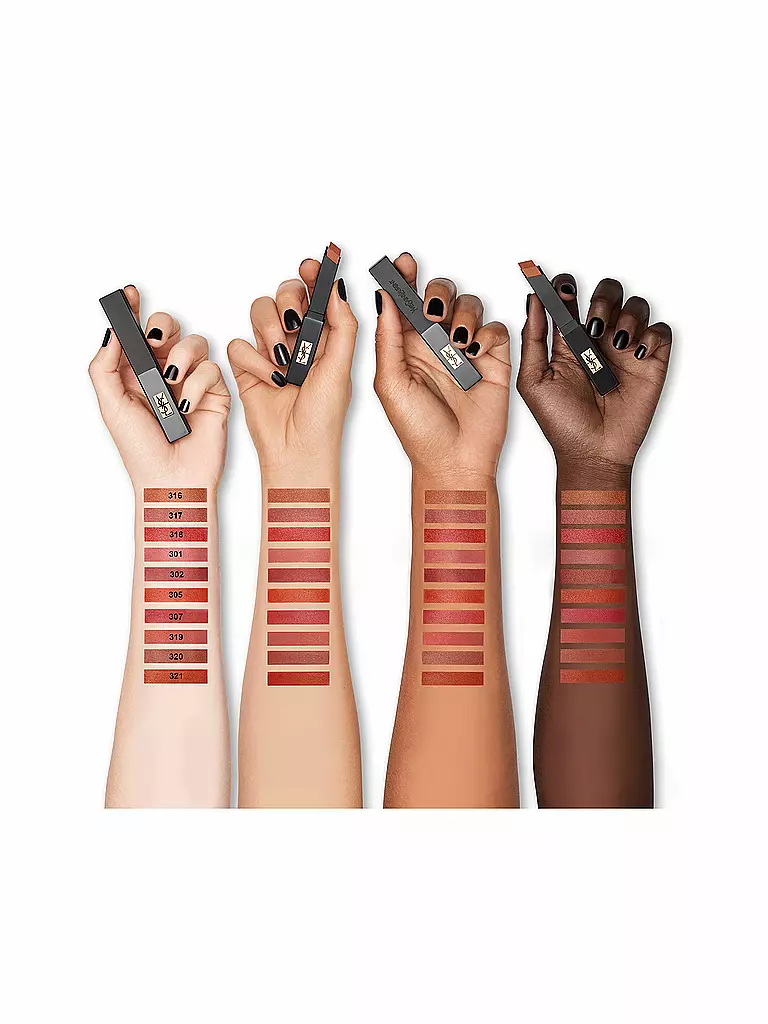 YVES SAINT LAURENT | Lippenstift -  Rouge Pur Couture The Slim  Velvet Radical (321 Revent Maroon) | beere