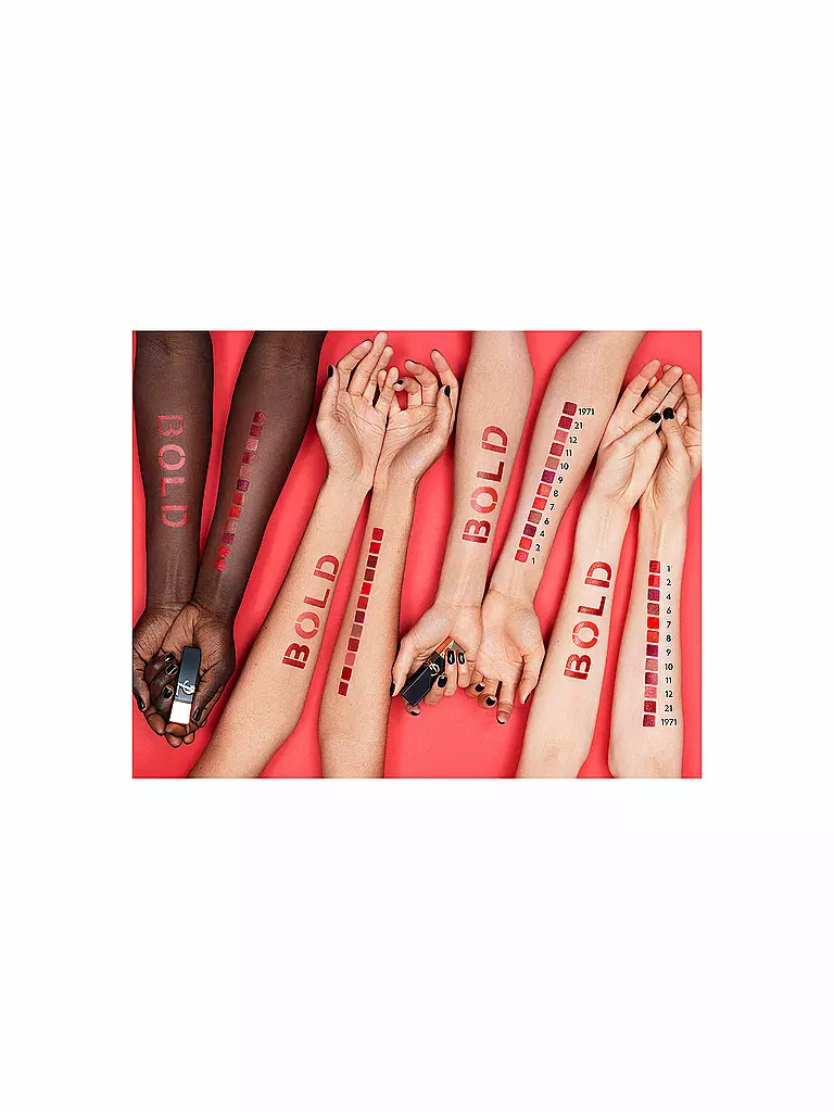 YVES SAINT LAURENT | Lippenstift - Rouge Pur Couture The Bold ( 01 Le Rouge ) | dunkelrot