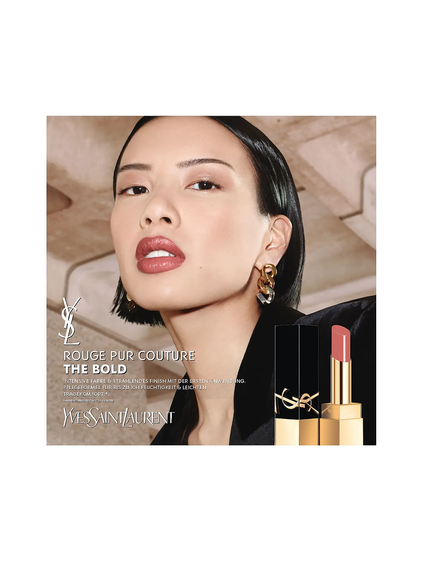 YVES SAINT LAURENT | Lippenstift - Rouge Pur Couture The Bold Nude (16 Rosewood)  | rosa