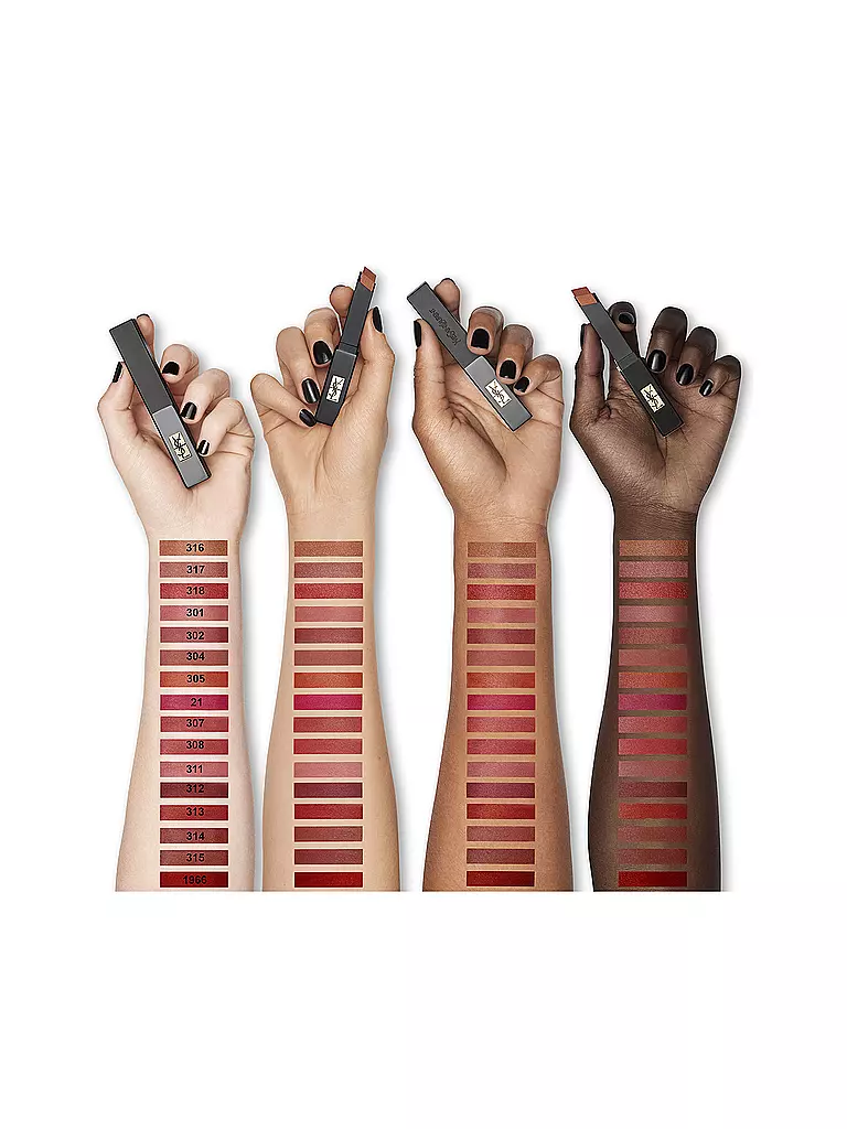 YVES SAINT LAURENT | Lippenstift - Rouge Pur Couture The Slim Velvet Radical ( 316 Vibe in Amber ) | dunkelrot