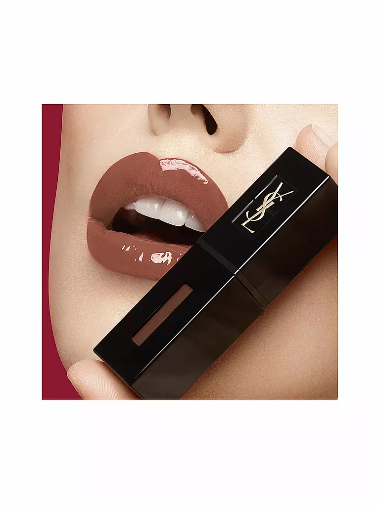 YVES SAINT LAURENT | Lippenstift - Rouge Pur Couture Vernis À Lèvres Vinyl Cream ( 442 Rouge Transe ) | dunkelrot