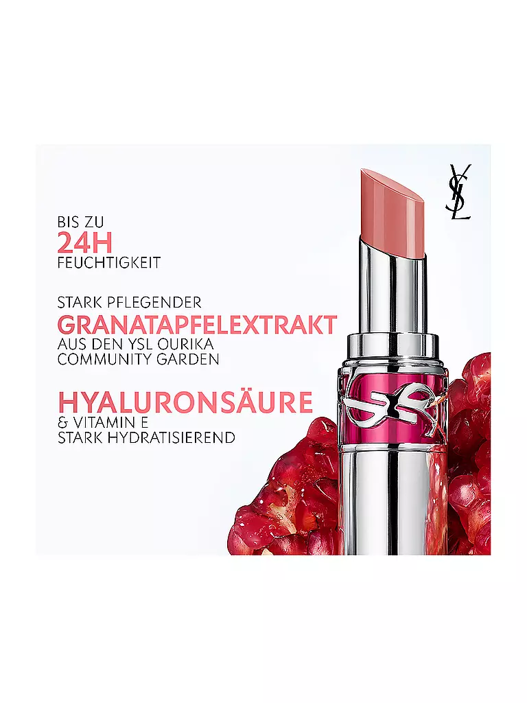 YVES SAINT LAURENT | Loveshine Candy Glaze Lipgloss-Stick (15 Showcasing Nude) | rosa