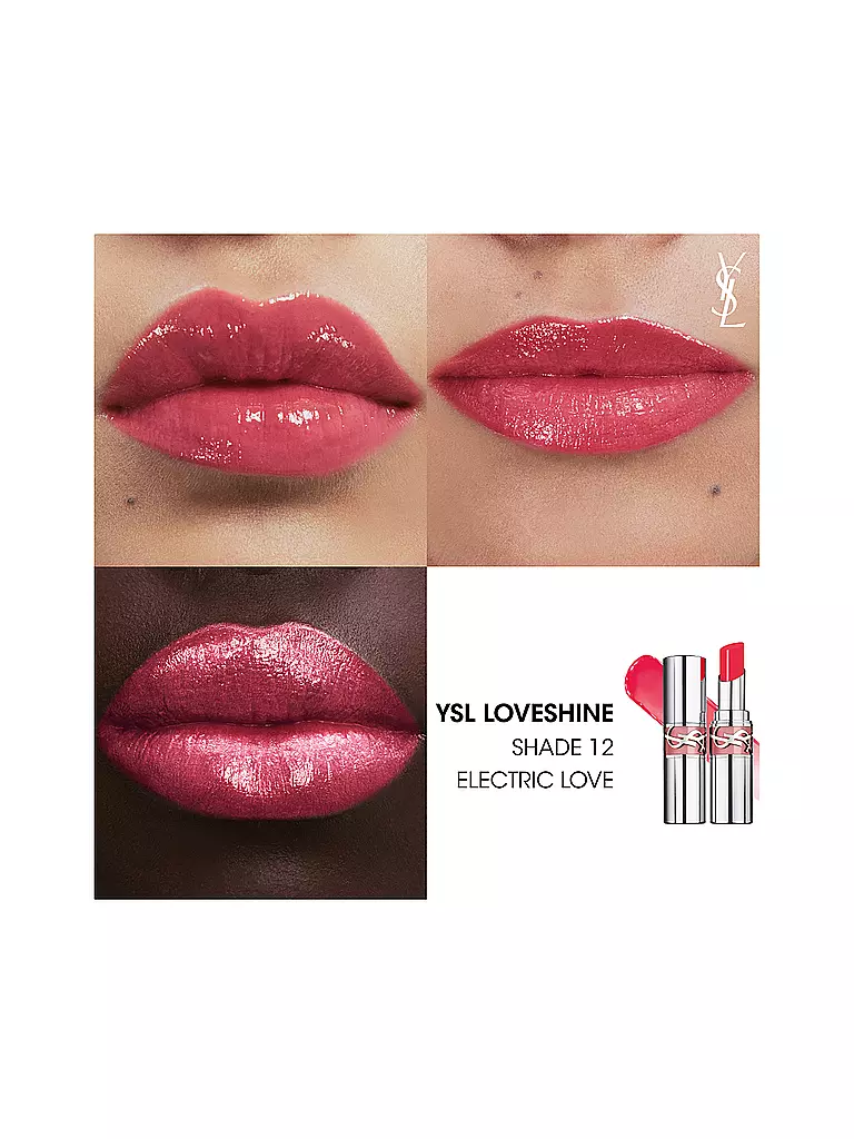 YVES SAINT LAURENT | Loveshine Lippenstift (12 Electric Love) | koralle