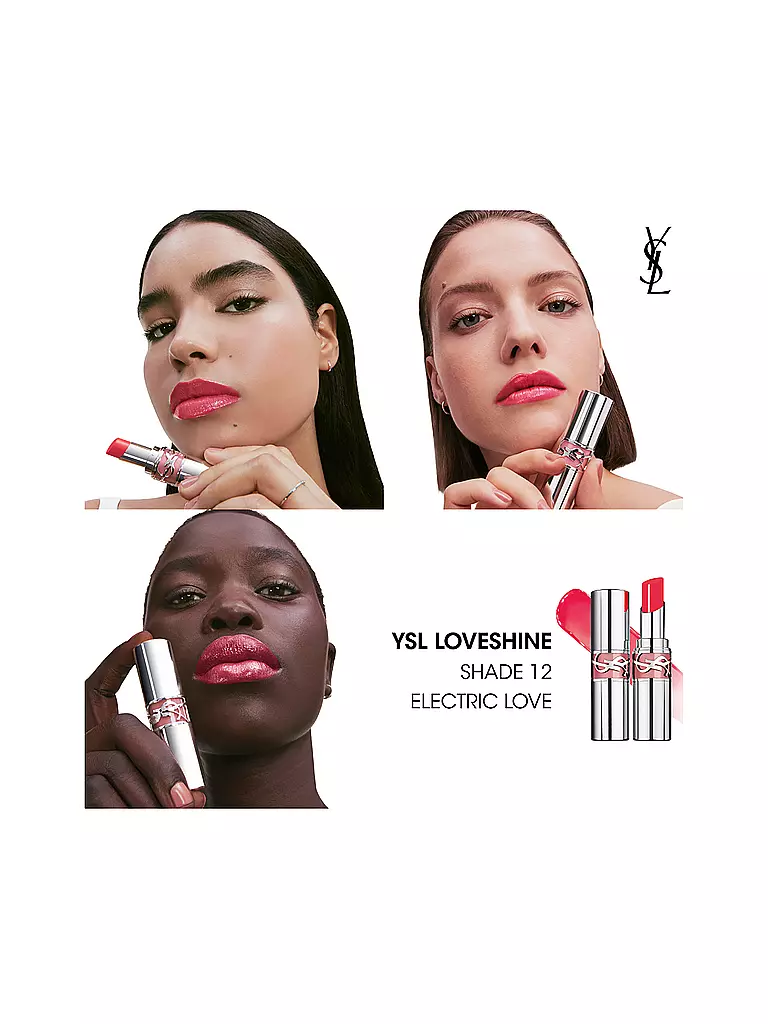 YVES SAINT LAURENT | Loveshine Lippenstift (12 Electric Love) | koralle