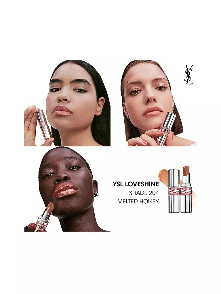 YVES SAINT LAURENT | Loveshine Lippenstift (204 Melted Honey) | rosa