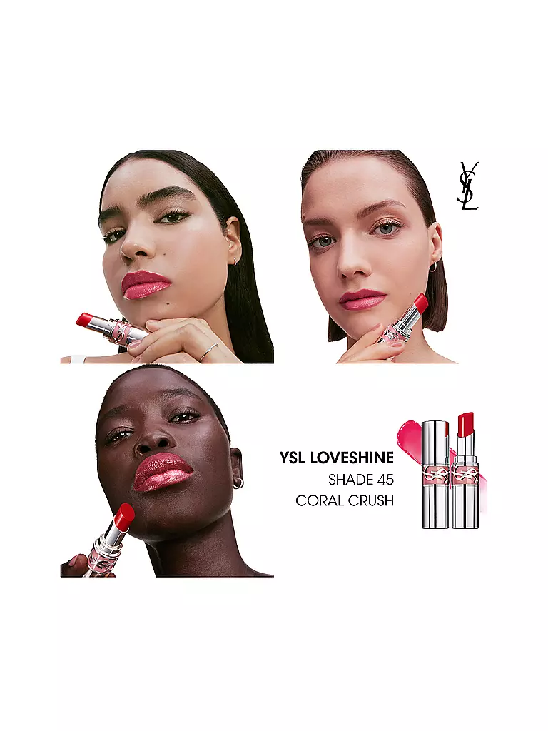 YVES SAINT LAURENT | Loveshine Lippenstift (45 Coral Crush) | koralle