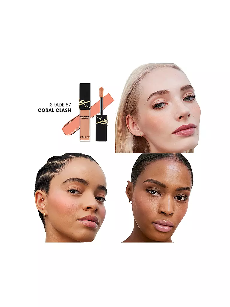 YVES SAINT LAURENT | Make Me Blush Liquid (57 Coral Clash) | dunkelrot