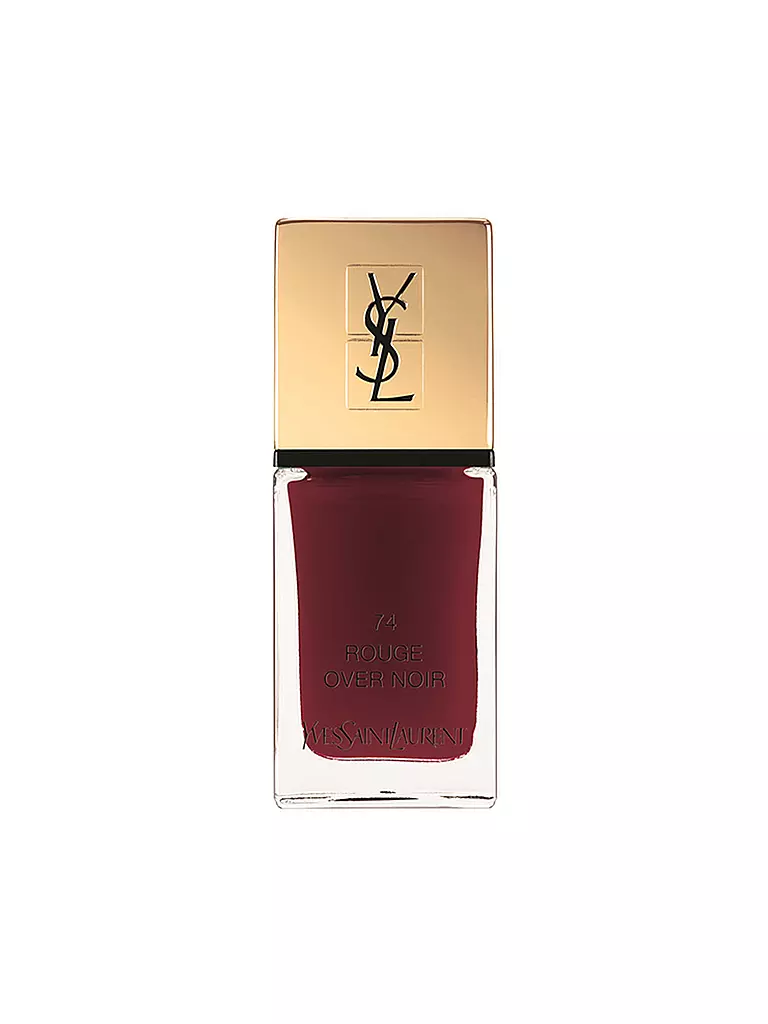 YVES SAINT LAURENT | Nagellack - La Laque Couture (74 Rouge over Noir) | rot