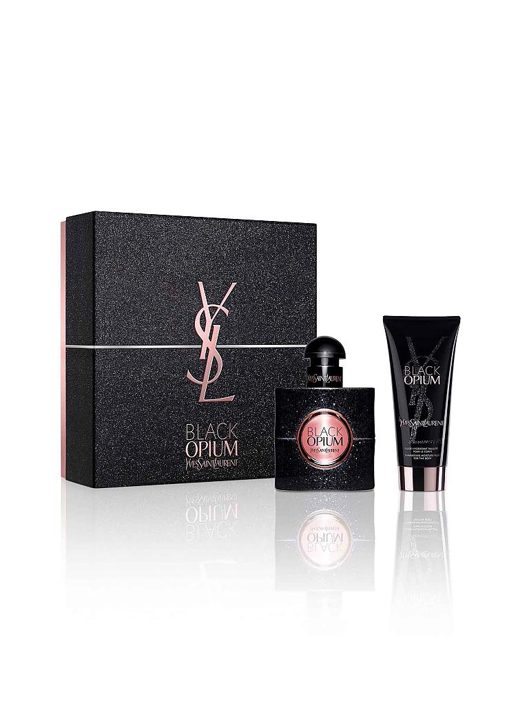 YVES SAINT LAURENT | Set - Black Opium Eau de Parfum 30ml/ Body Fluid 50ml | transparent