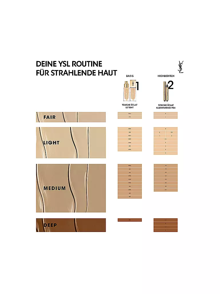 YVES SAINT LAURENT | Touche Éclat Concealer (01 Luminous Radiance) | beige