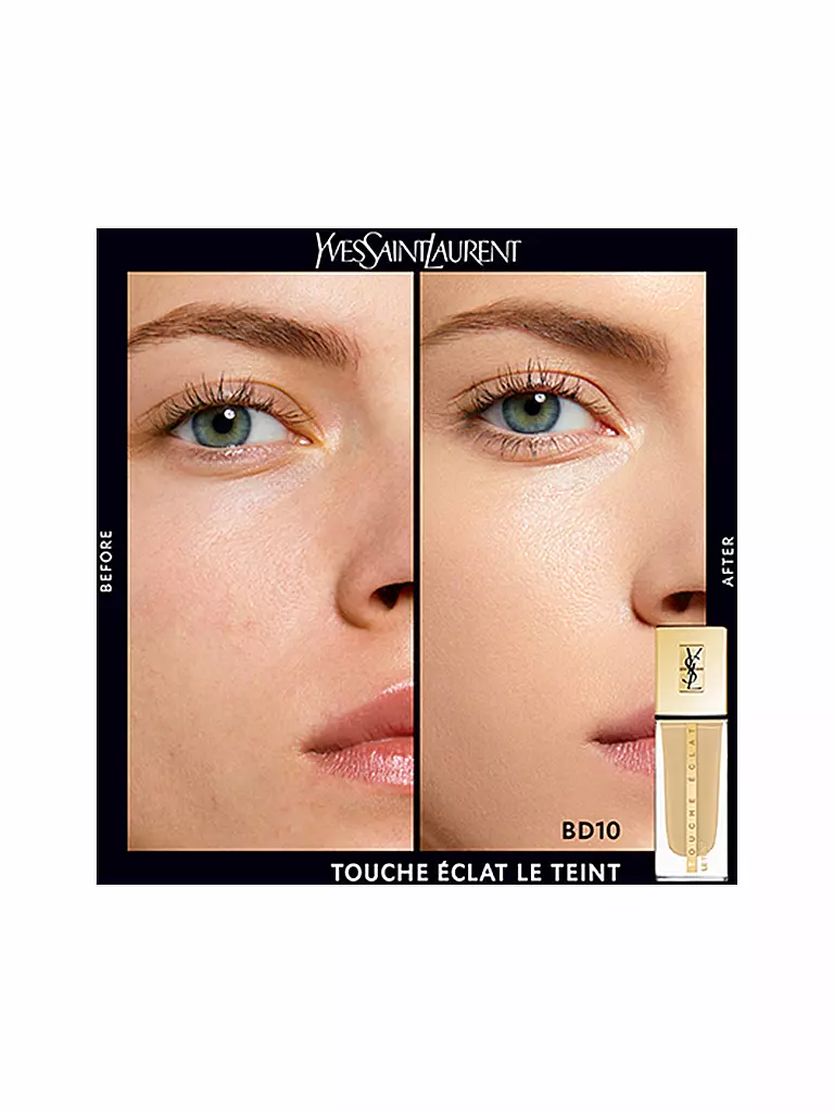 YVES SAINT LAURENT | Touche Éclat Le Teint Foundation ( BD10 Warm Porcelain ) | camel