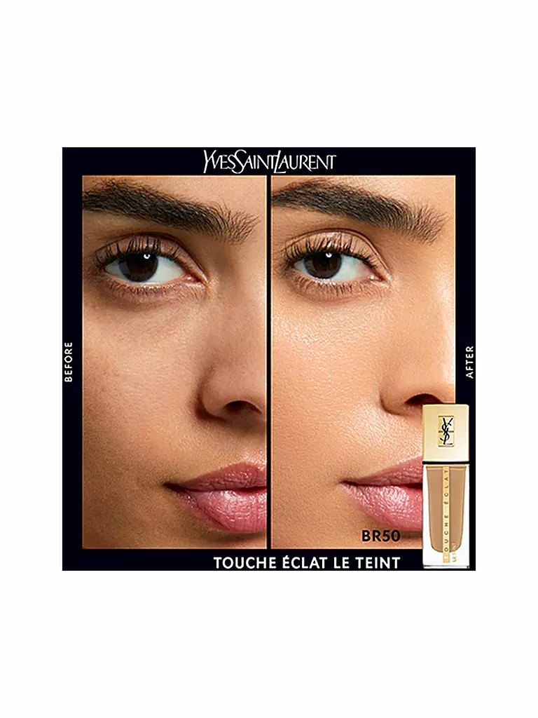 YVES SAINT LAURENT | Touche Éclat Le Teint Foundation ( BR50 Cool Honey )  | camel