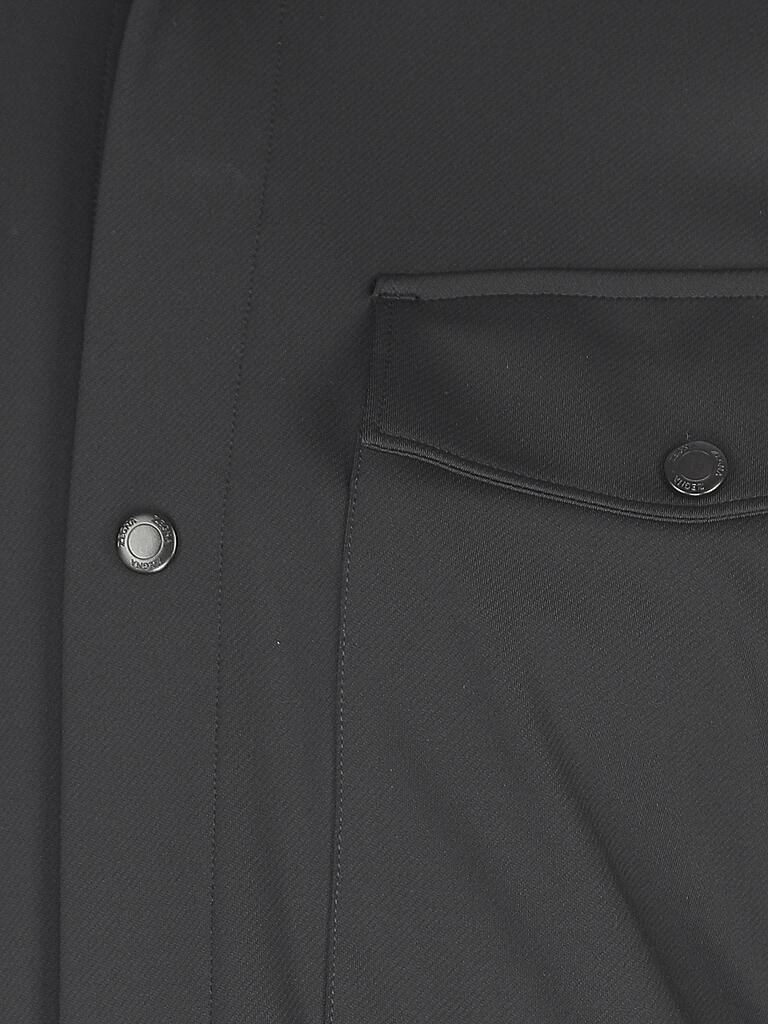 Z-ZEGNA | Bluse - Overshirt | schwarz