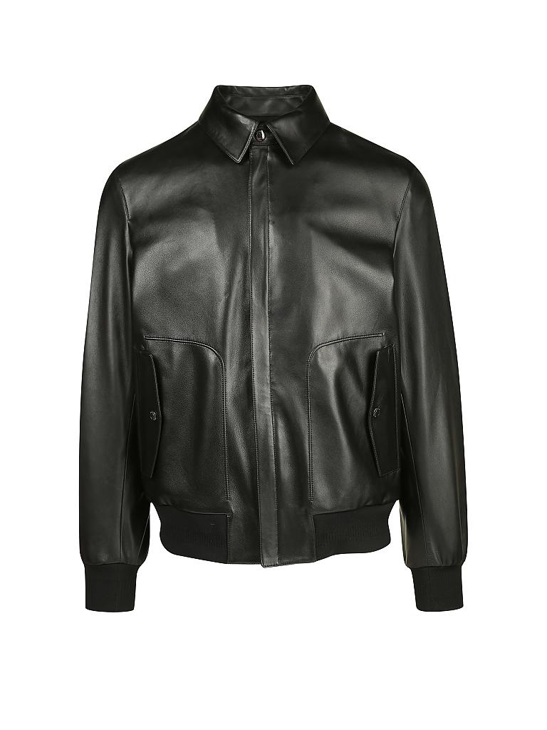 Z-ZEGNA | Lederjacke - Lederblouson | schwarz