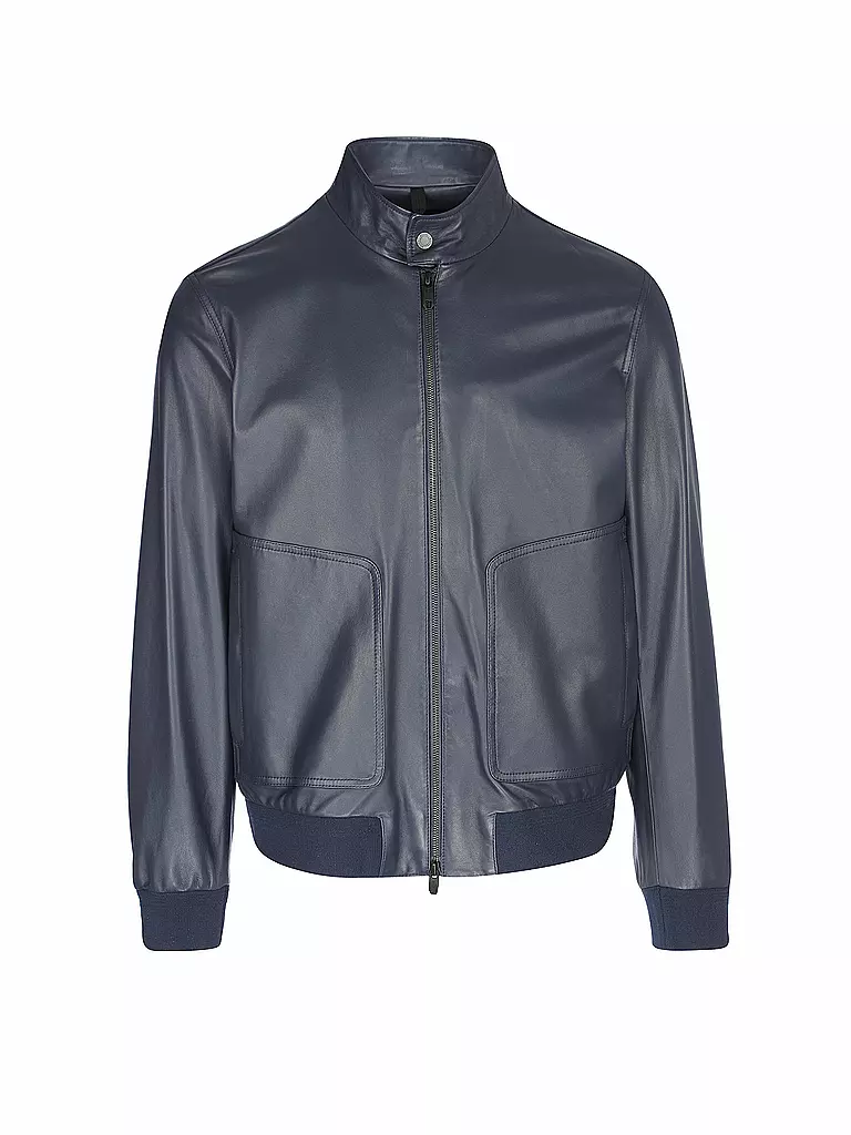 Z-ZEGNA | Lederjacke | blau