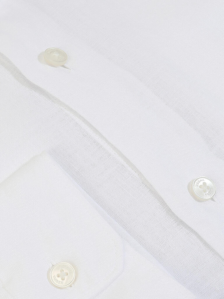 Z-ZEGNA | Leinenhemd Regular Fit | weiß