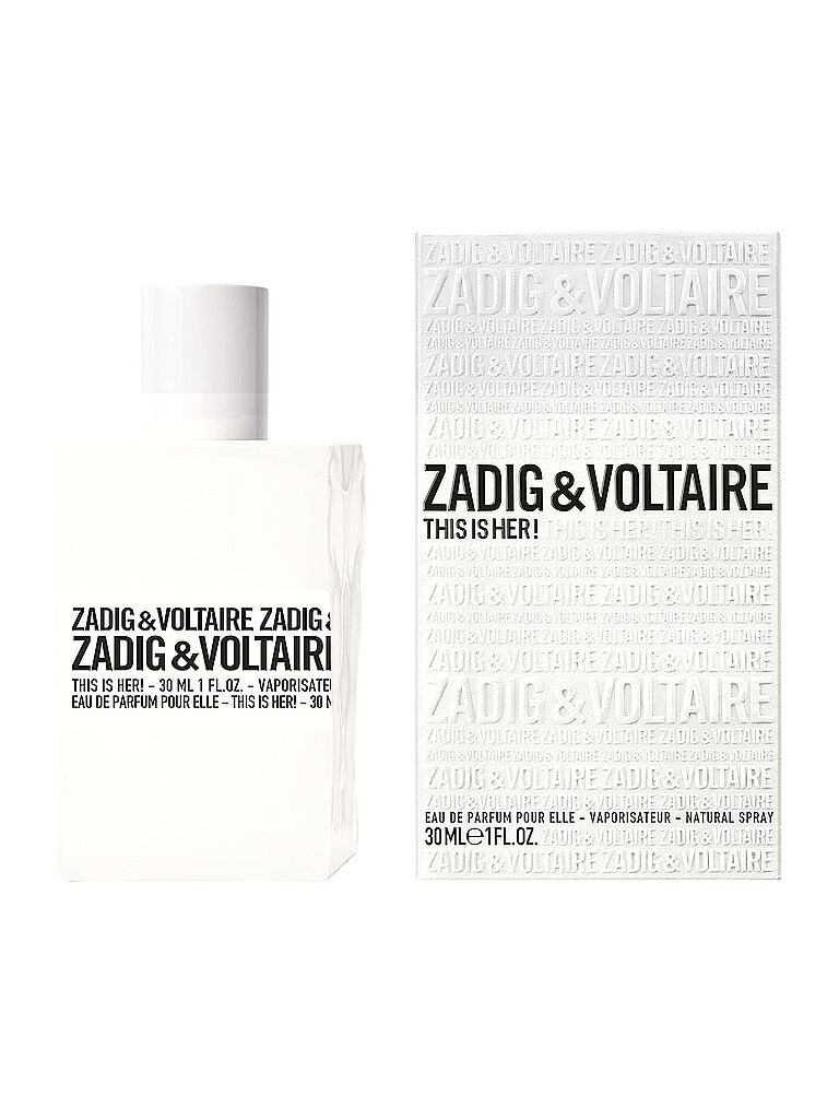 ZADIG & VOLTAIRE This is Her! Eau de Parfum Vaporisateur 30ml