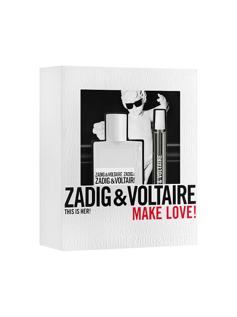 ZADIG & VOLTAIRE | This is Her! Make Love! Eau de Parfum Vaporisateur 50ml plus 10ml | 