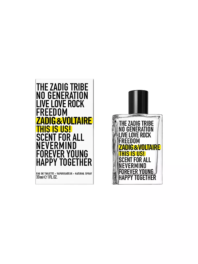 ZADIG & VOLTAIRE | THIS IS US! Eau de Toilette 30ml | keine Farbe