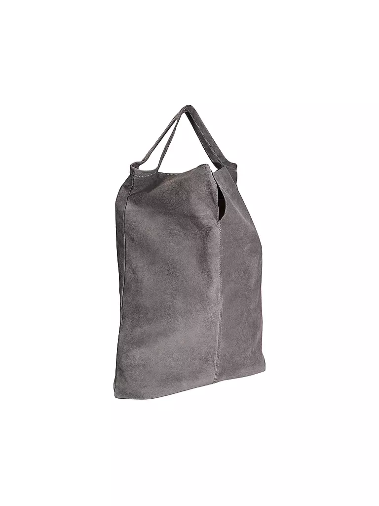 ZAMT | Ledertasche - Shopper RIN Large  | grau