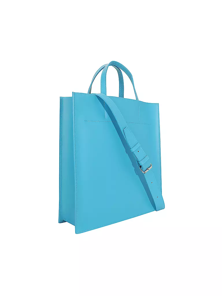 ZAMT | Ledertasche - Tote Bag FINCH | hellblau