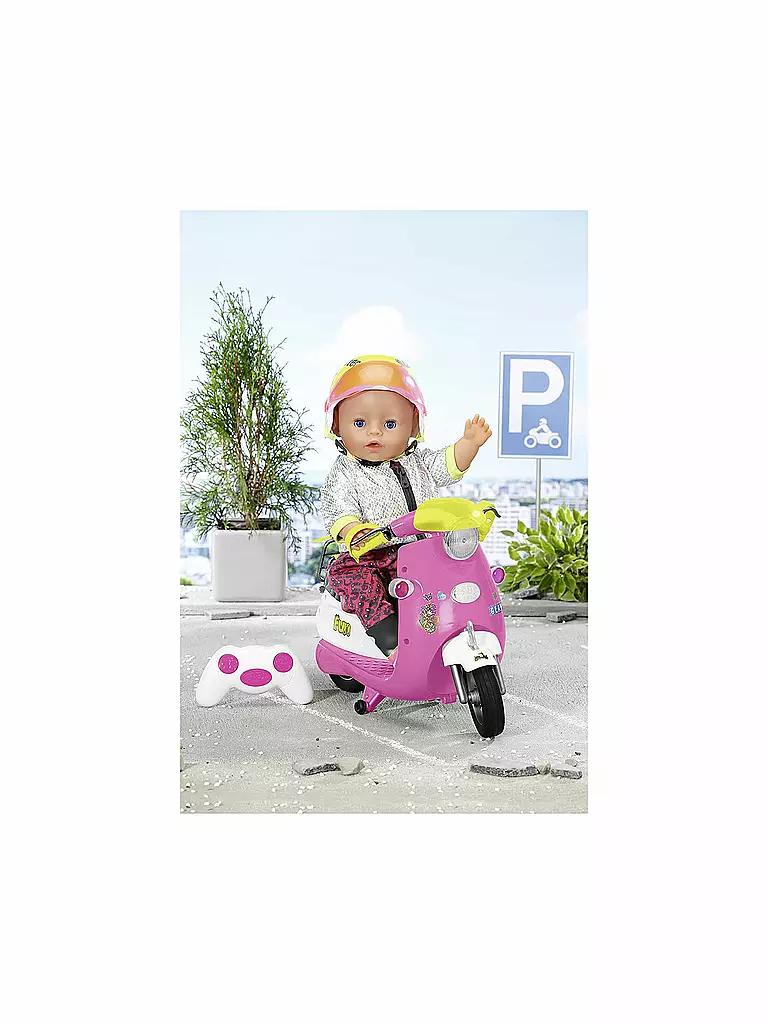 ZAPF CREATION | BABY born City RC Glam-Scooter | rosa