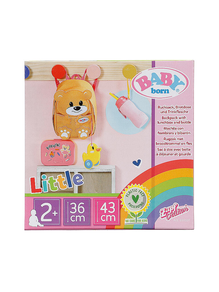 ZAPF CREATION | BABY born Kindergarten Rucksack Set | keine Farbe