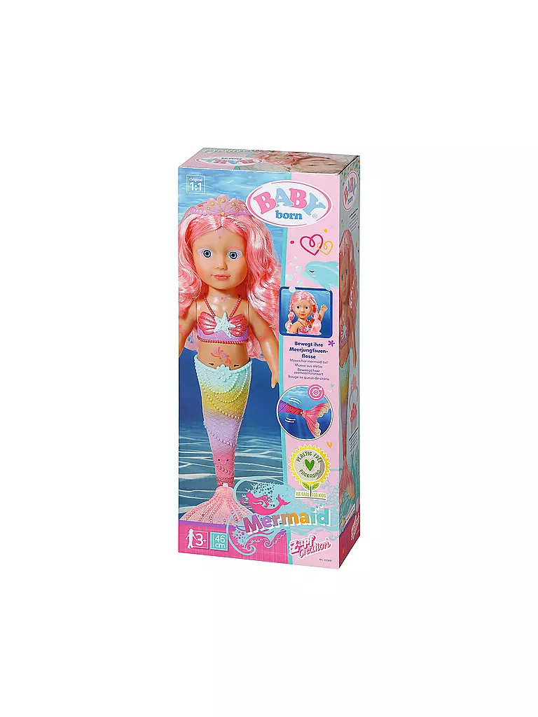 ZAPF CREATION | BABY born Little Sister Meerjungfrau 46cm | keine Farbe