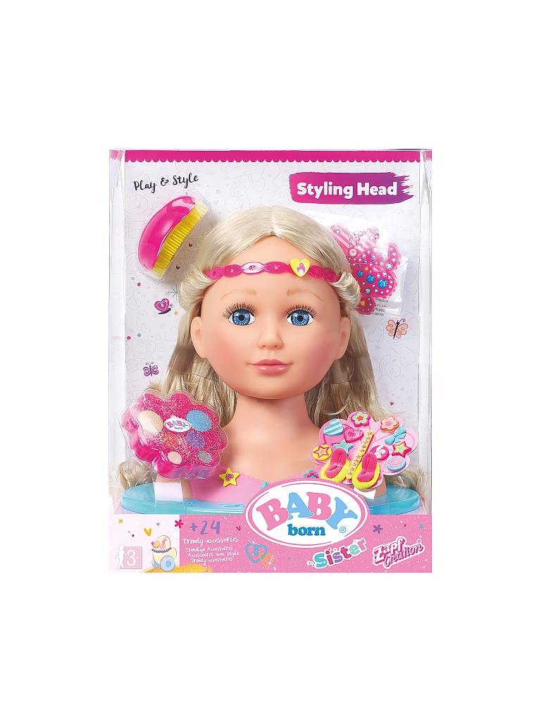 ZAPF CREATION | Baby Born Sister - Styling Head Puppe  | keine Farbe