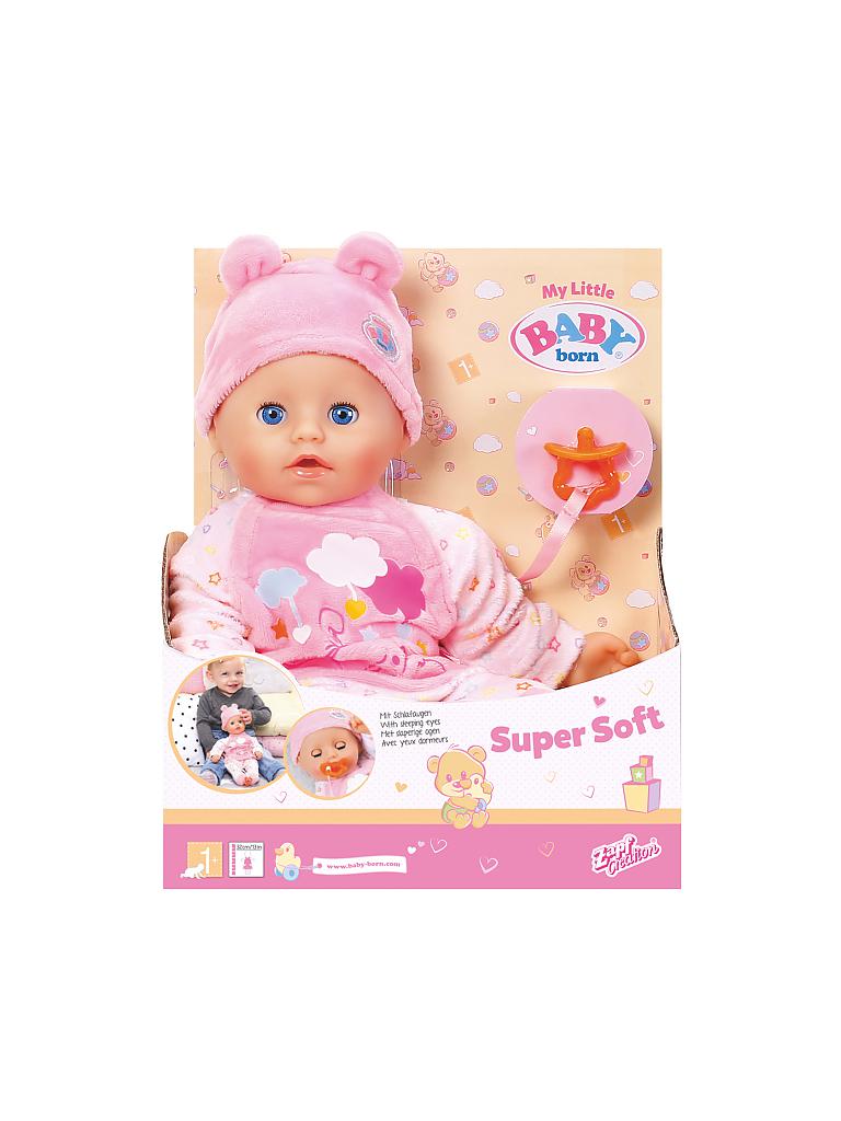 ZAPF | My Little Baby Born Super Soft Puppe 825334 | transparent