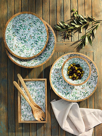 ZASSENHAUS | Schüssel 30cm OLIVE MANGO Gel/Gruen 