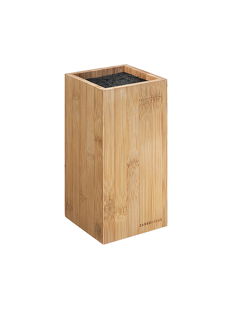 Bambus-Messerblock 23cm braun baby