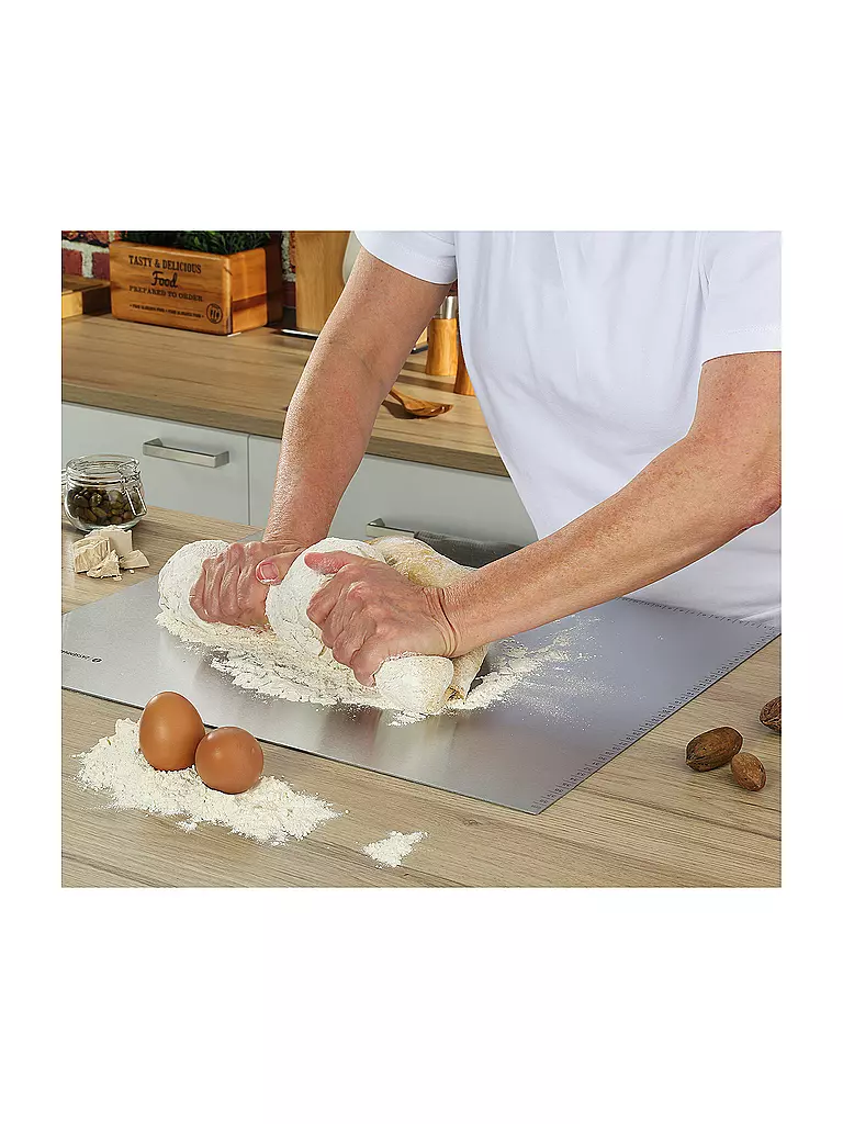 ZASSENHAUS | Küchenarbeitsplatte 60x50cm Edelstahl | silber
