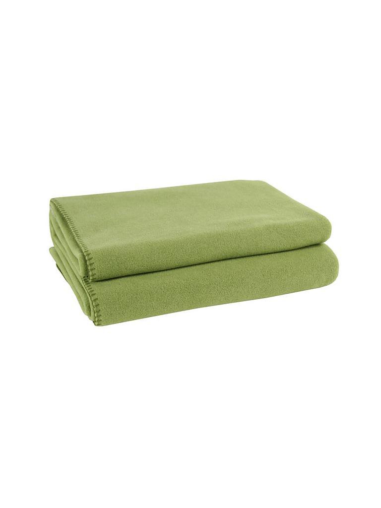 ZOEPPRITZ | Softfleece-Decke 160x200cm (green) | grün
