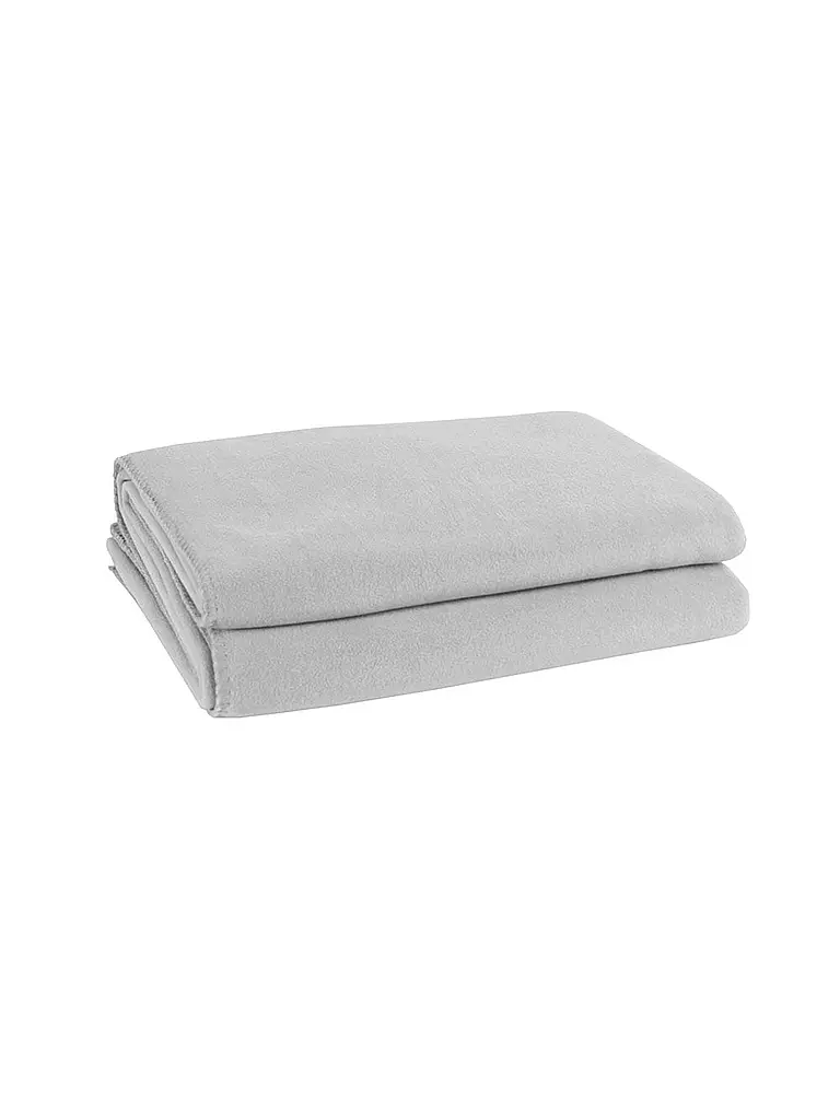 ZOEPPRITZ | Softfleece-Decke 160x200cm (light grey) | grau