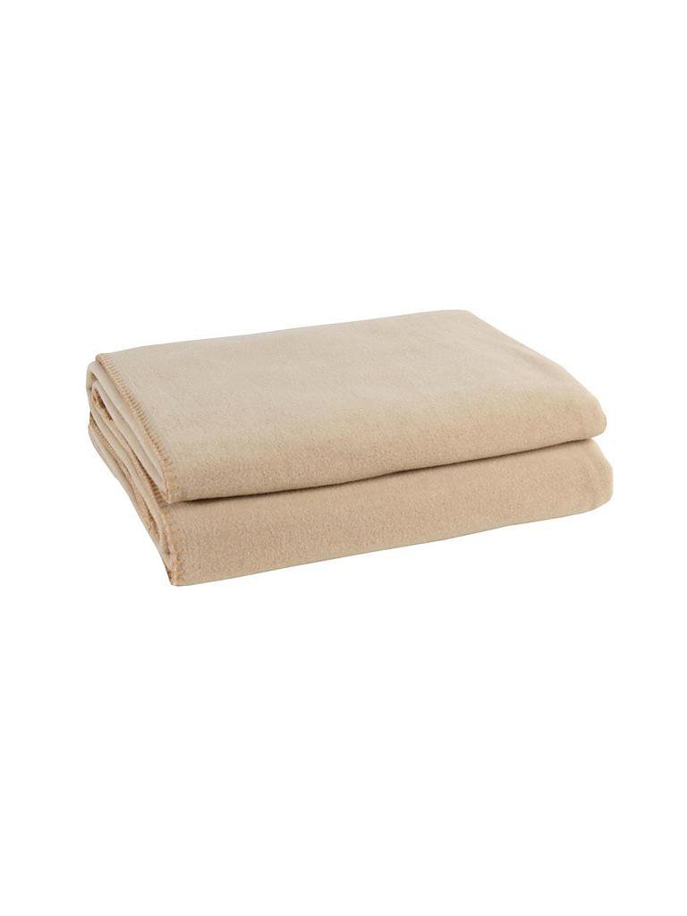 ZOEPPRITZ | Softfleece-Decke 160x200cm (sand) | beige