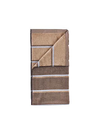ZONE DENMARK | Handtuch SAUNA 50x100cm Taupe/CamelskyBlue