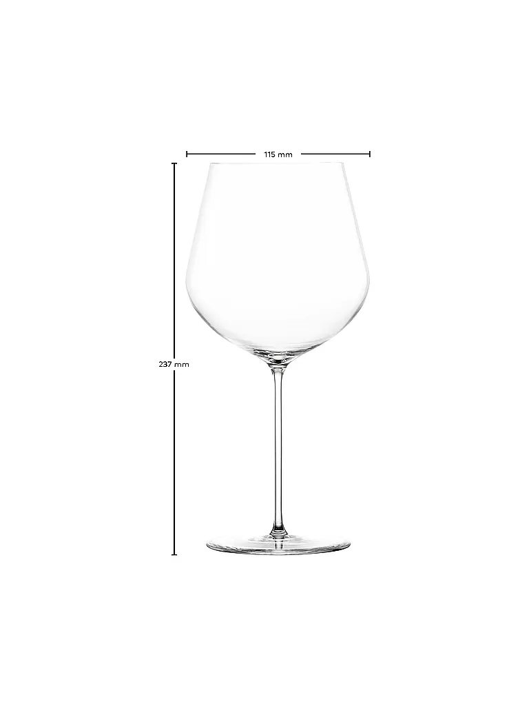 ZWIESEL GLAS | Burgunder Rotweinglas Set 2tlg VUELO | Transparent