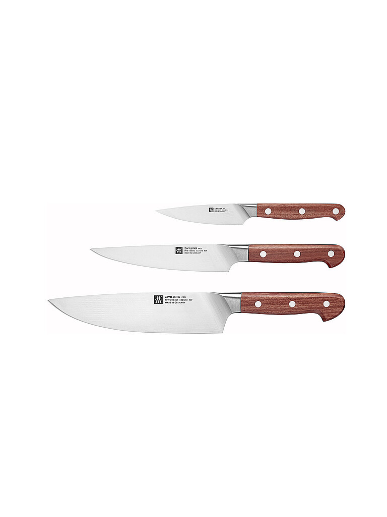 Messerset 3-tlg. PRO WOOD Kotibe braun baby