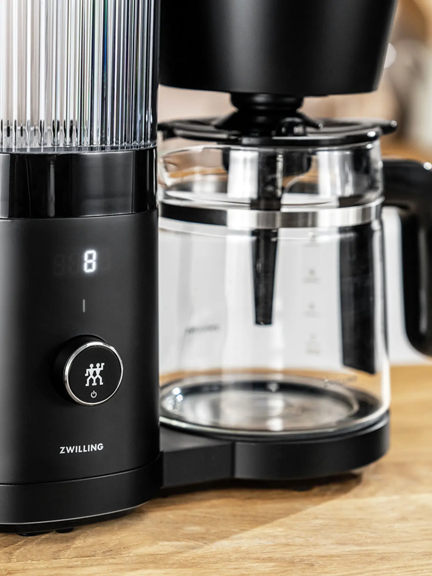 ZWILLING | Filterkaffeemaschine ENFINIGY 1,5l Schwarz | schwarz