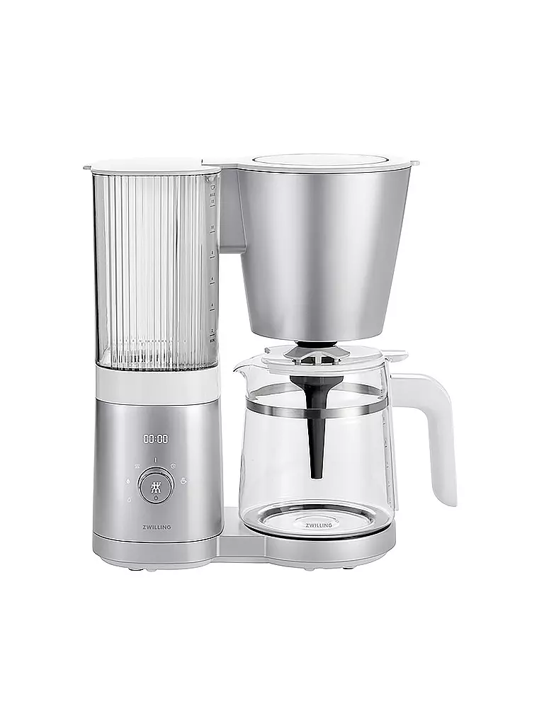 ZWILLING | Filterkaffeemaschine Enfinigy 1008909 Edelstahl/Weiss | silber