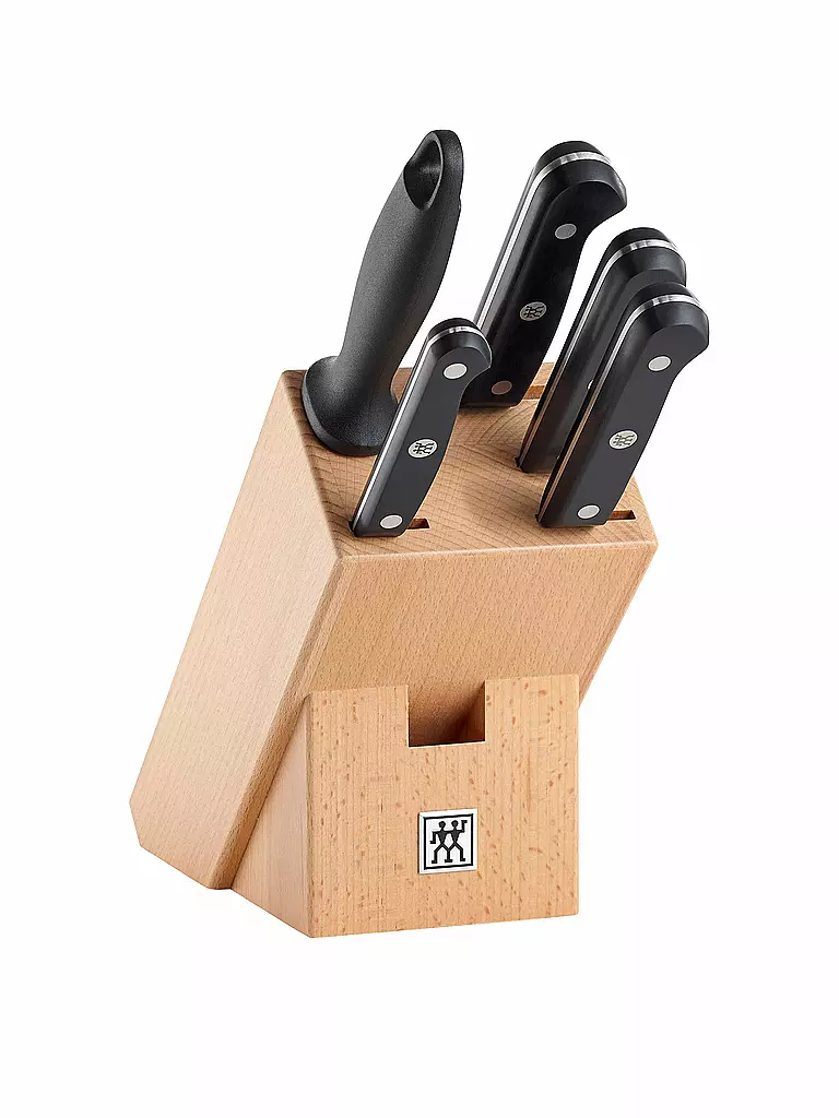 ZWILLING | Messerblock 6-tlg. "Gourmet" | braun