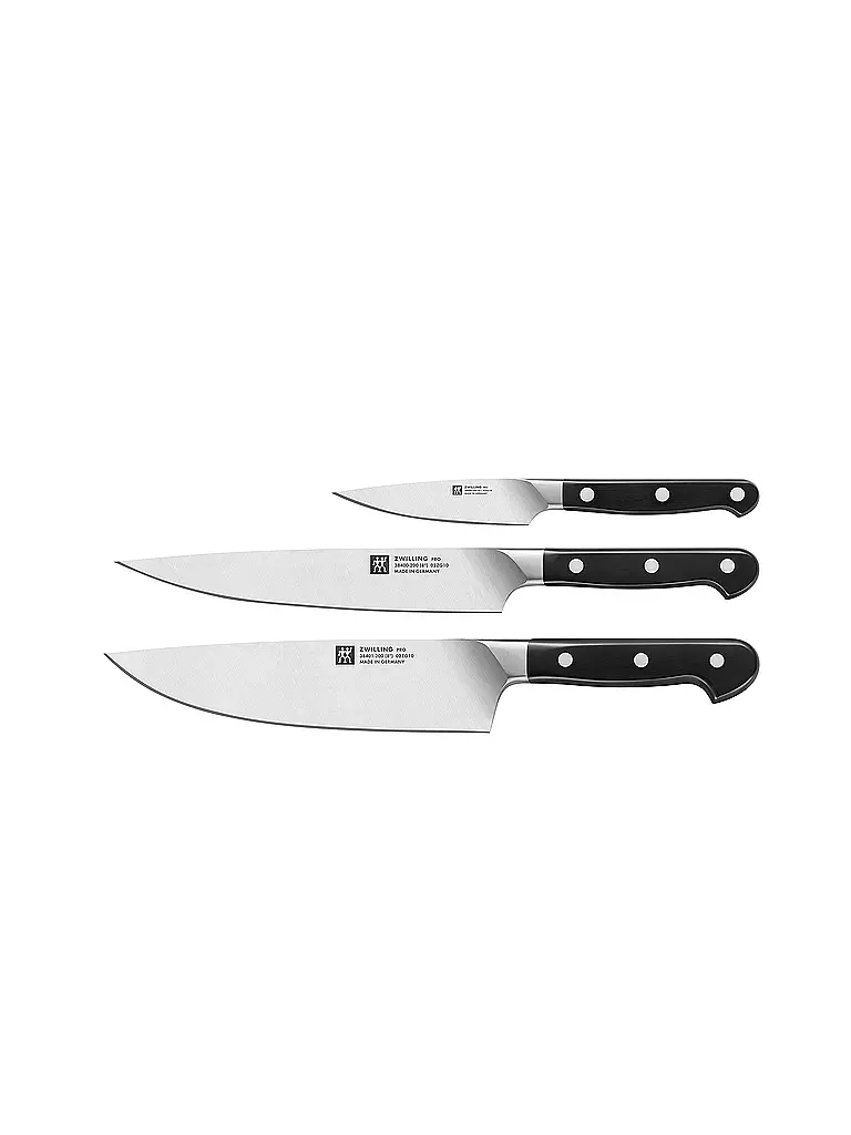 ZWILLING | Messerset PRO 3tlg  | schwarz