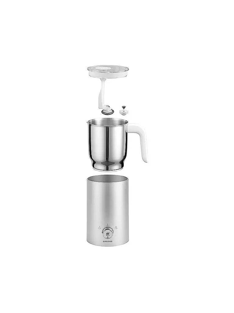 ZWILLING | Milchaufschäumer Enfinigy 200/400ml Edelstahl/Weiss | schwarz