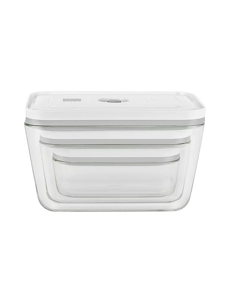 ZWILLING | Vakuum Glas Boxset 3tlg Fresh & Save | transparent